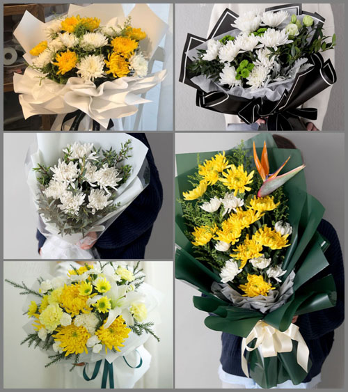 贵州毕节市赫章县平山乡水塘村白事花束代送